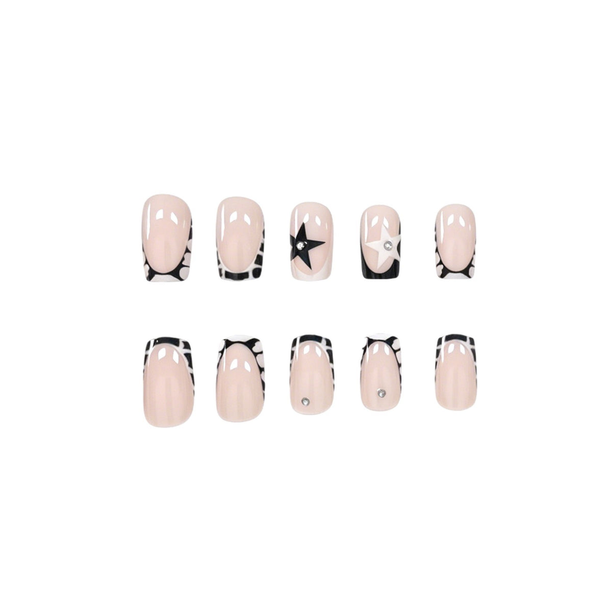 Elegante Künstlerische Gel-Nagelverlängerungen Brehn