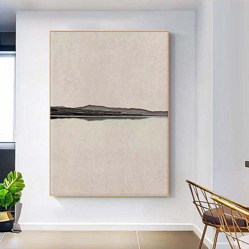 Minimalistische abstrakte Kunstleinwand