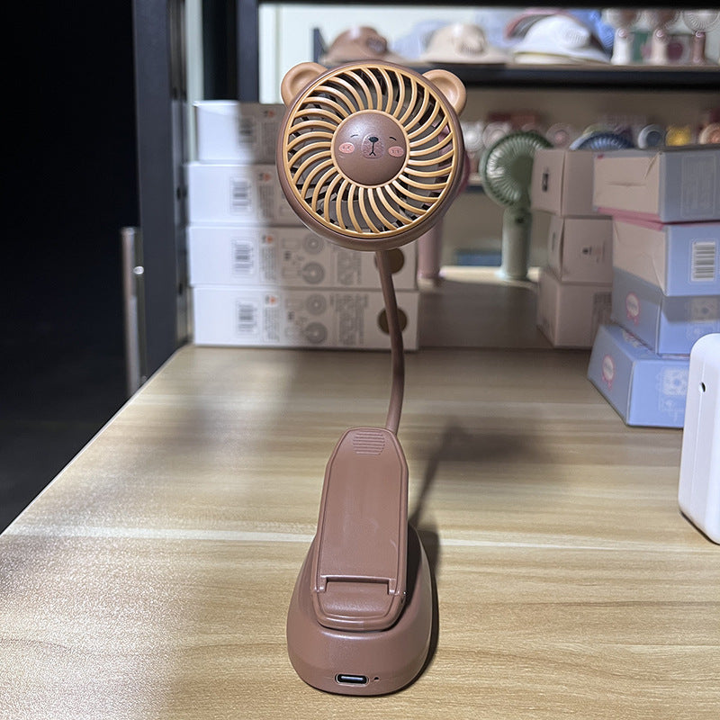 Damen tragbarer Handventilator mit flexibler Halterung Brehn