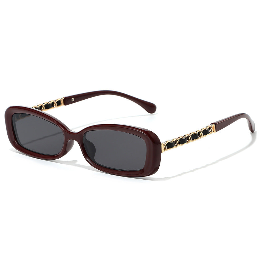 Stylische Rechteckige Mode-Sonnenbrille Brehn