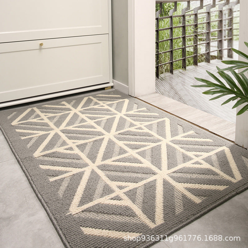 Stylischer geometrischer Teppich