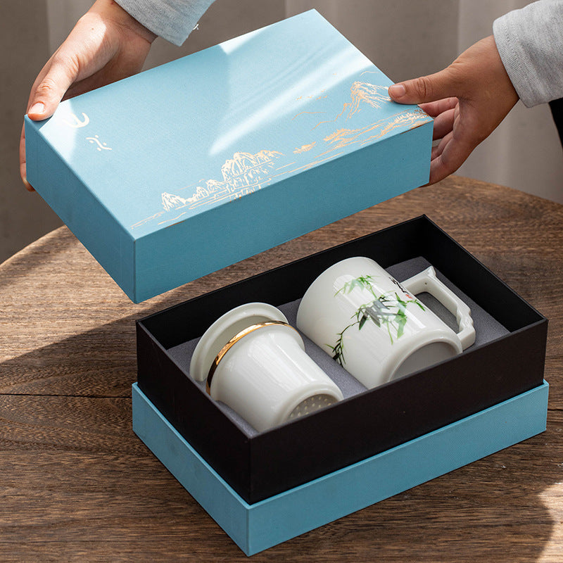 Künstlerische dekorative Teetasse