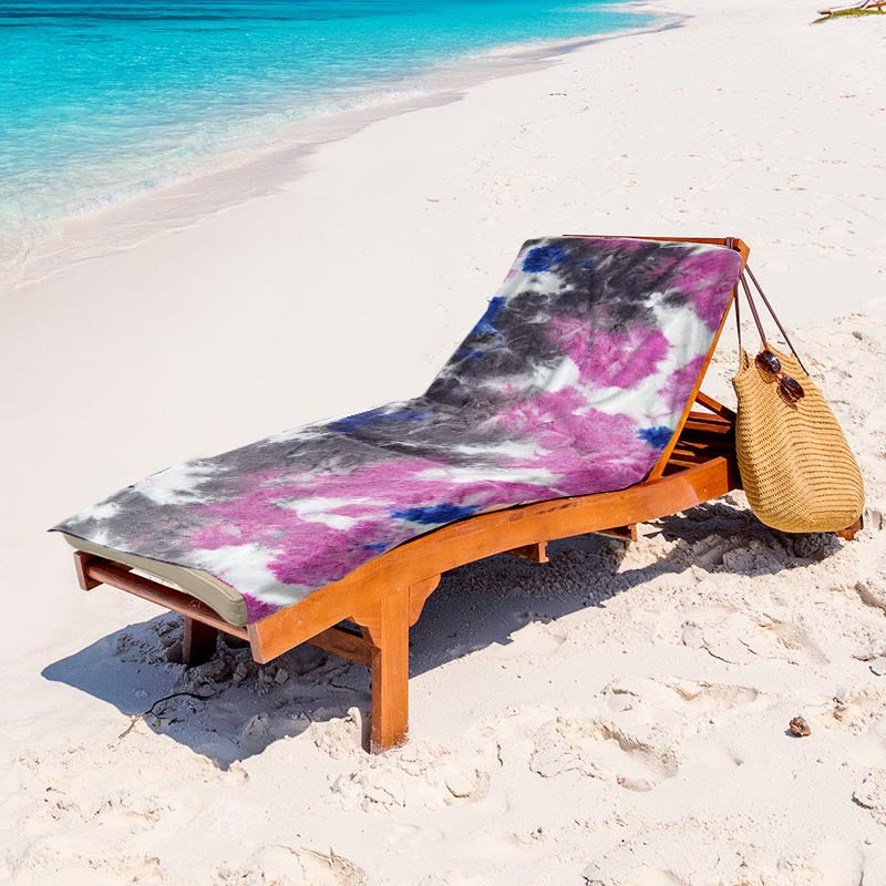 Liegestuhlauflage mit luxuriösem TIE-DYE Design Brehn
