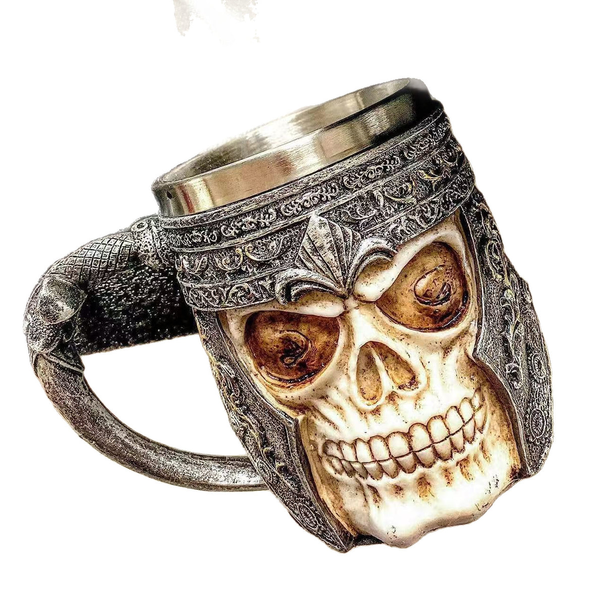 Bierkrug mit Totenkopf-Design Brehn