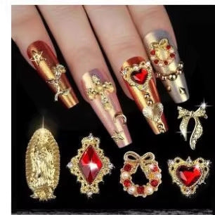 Dekorative Nagelkunst Charms Set