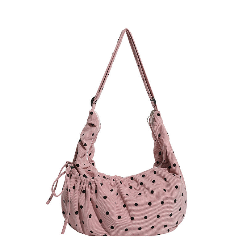 Punkte Schultertasche