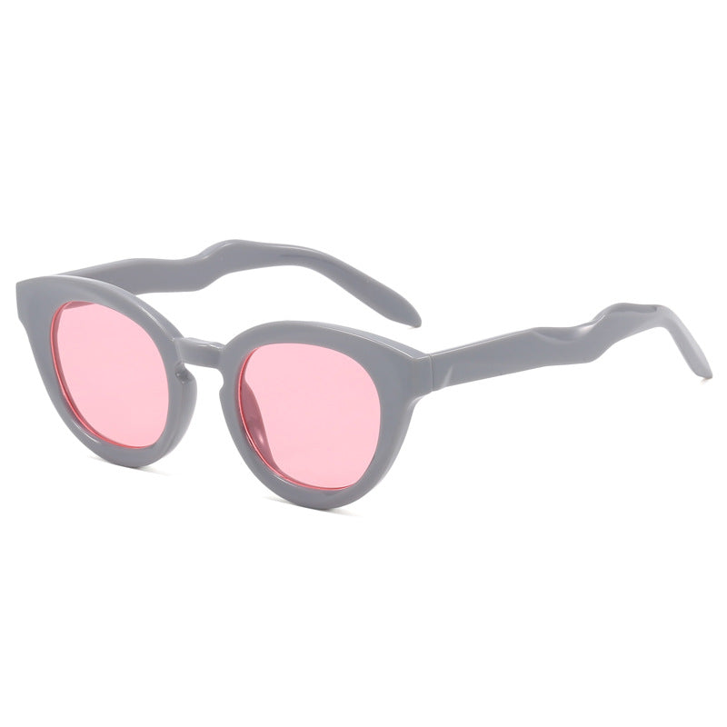 Damen modische Sonnenbrille mit feline Features Brehn