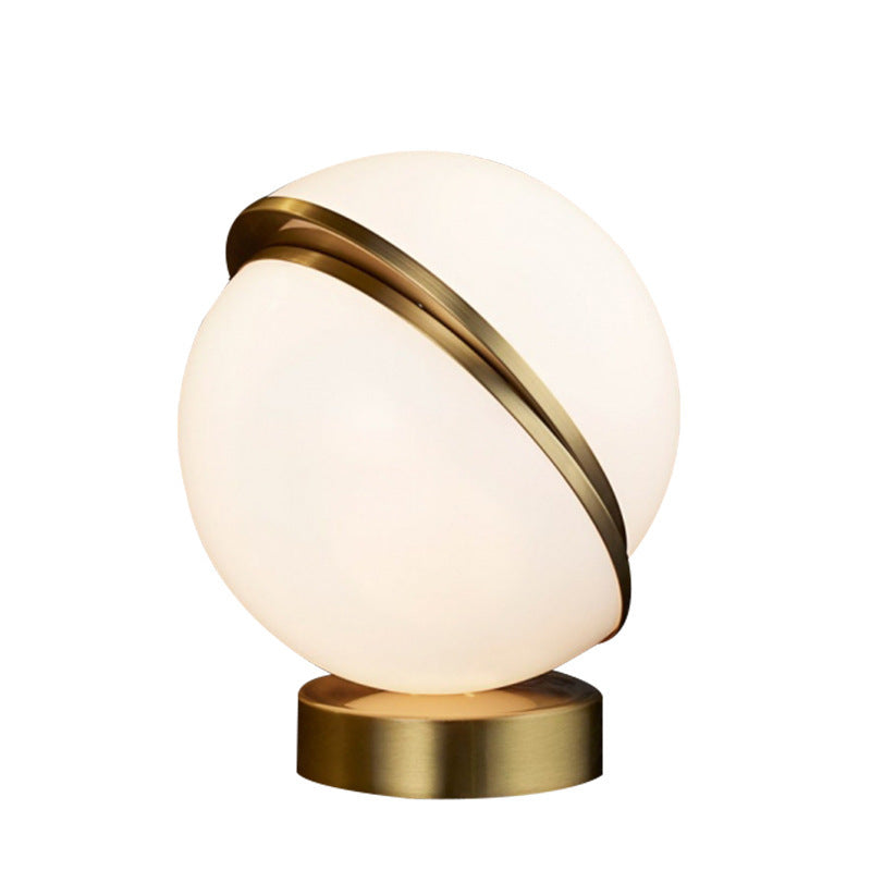 Moderne Schreibtischlampe mit orbitalem Design