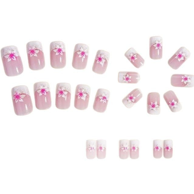 Floral Acryl-Nagelkunst-Verstärkungen Brehn