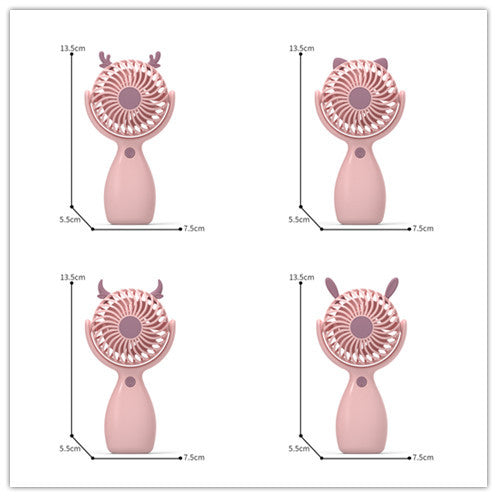 Damen tragbarer Handventilator mit kreativem Design Brehn