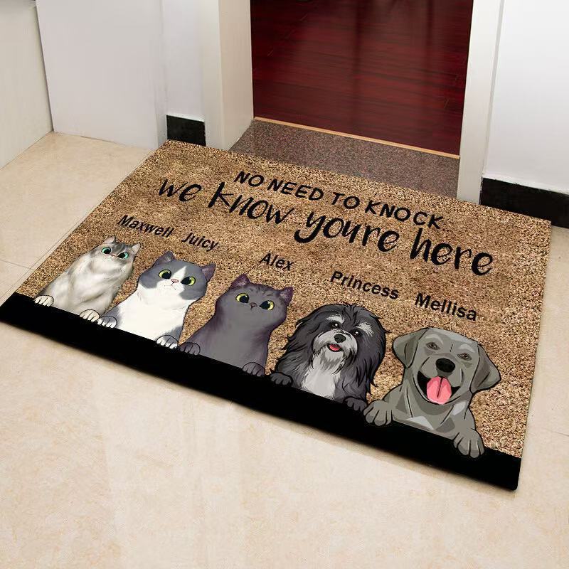 Künstlerische Katzen-Themenbereichsmatte