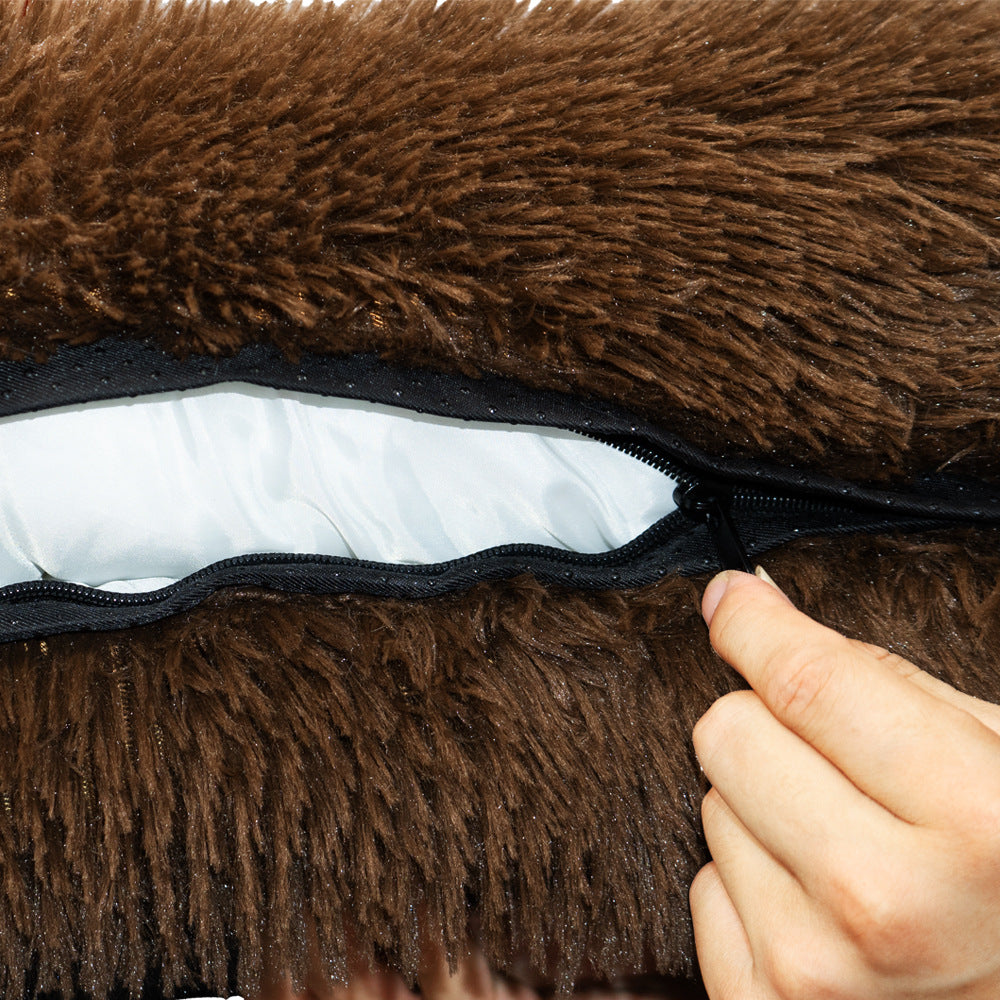 Plüschgefülltes orthopädisches Hundebett