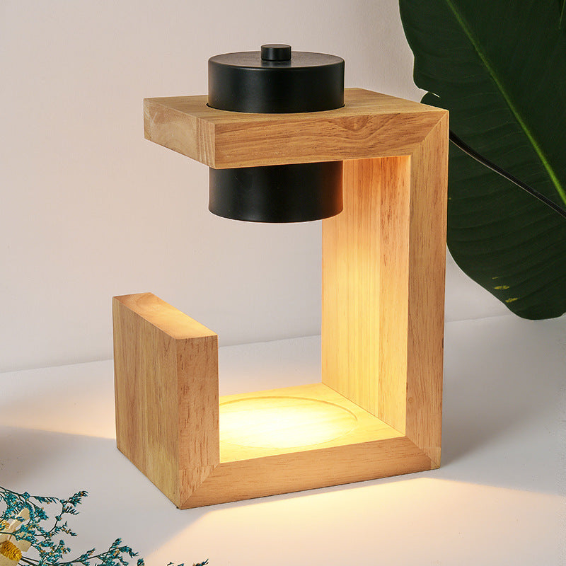 Moderne Minimalistische Holz Tischlampe