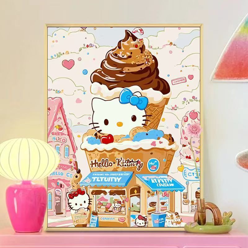 Niedliches bäckerei-themed Wandkunstdruck Brehn