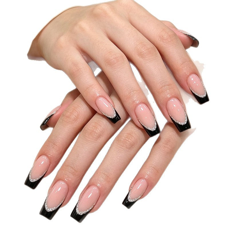 Erweiterte Acryl Französische Spitze Nagelverstärkungen Brehn