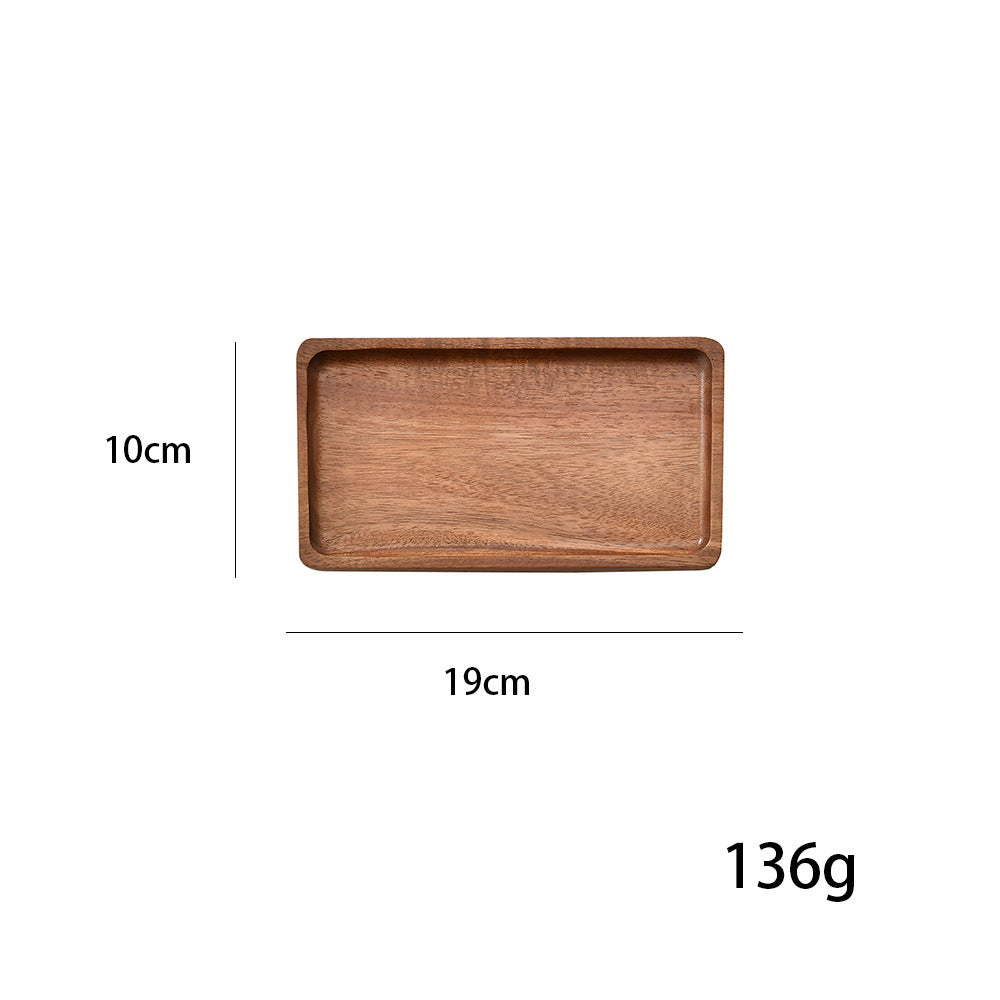 Elegantes Holzserviertablett mit Erhöhter Kante Brehn