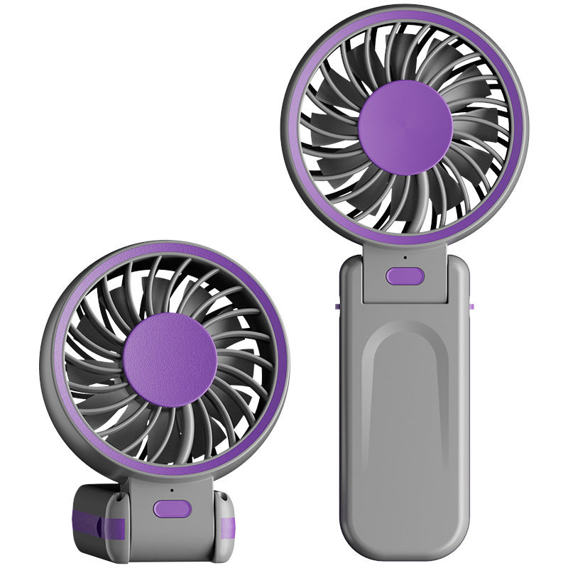 Damen tragbarer Mini-Akkulüfter mit flexiblem Standfuß Brehn