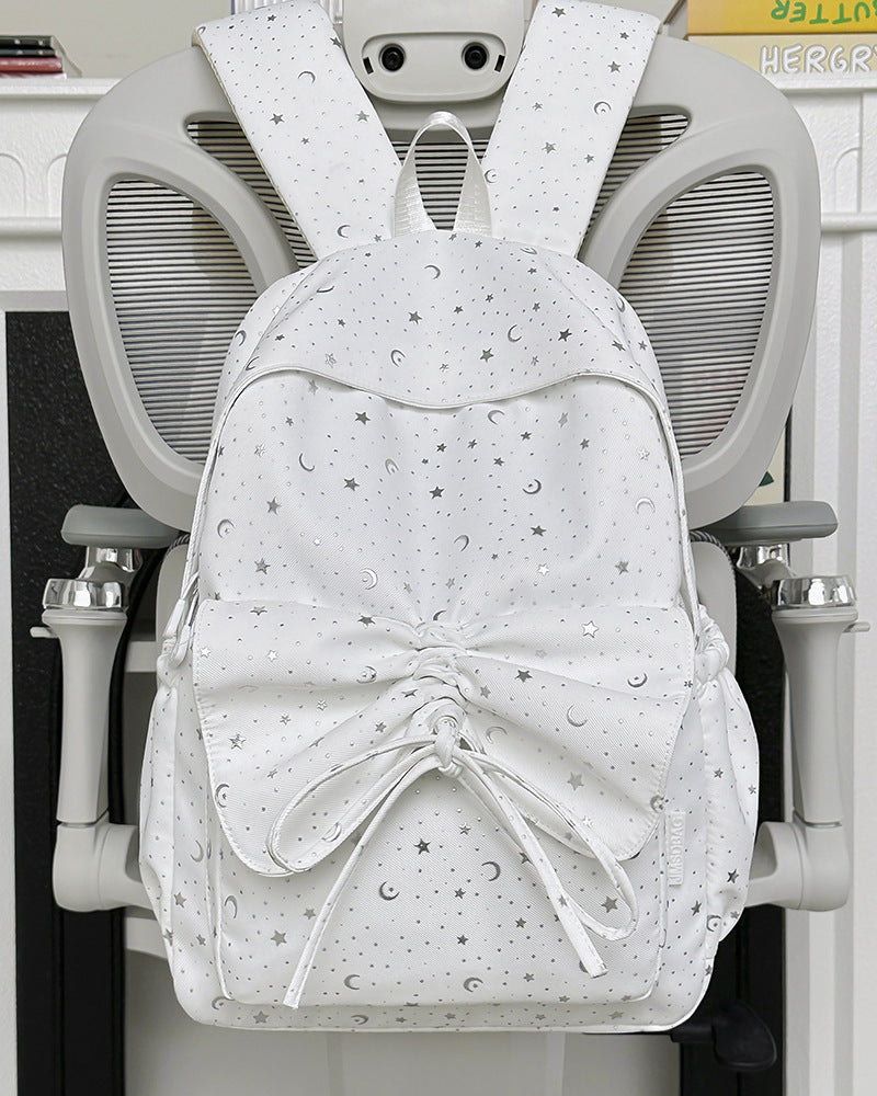 Sternenprint Schleifen-Detail Rucksack Brehn