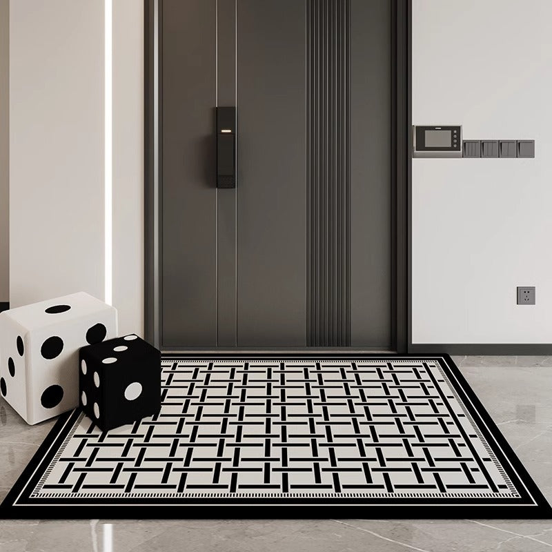 Moderne geometrische Fußmatte