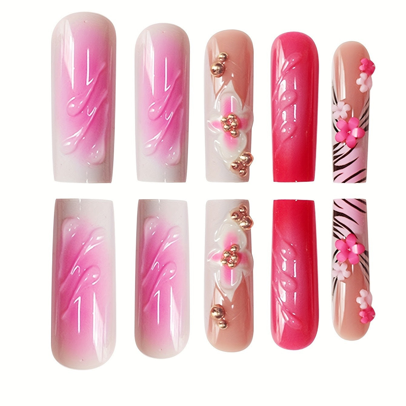 Deluxe Press-On Nail Set Brehn