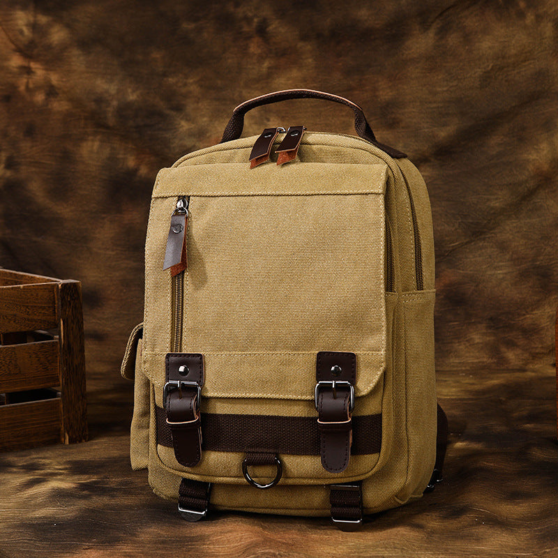 Vielseitige Canvas Messenger Bag Brehn