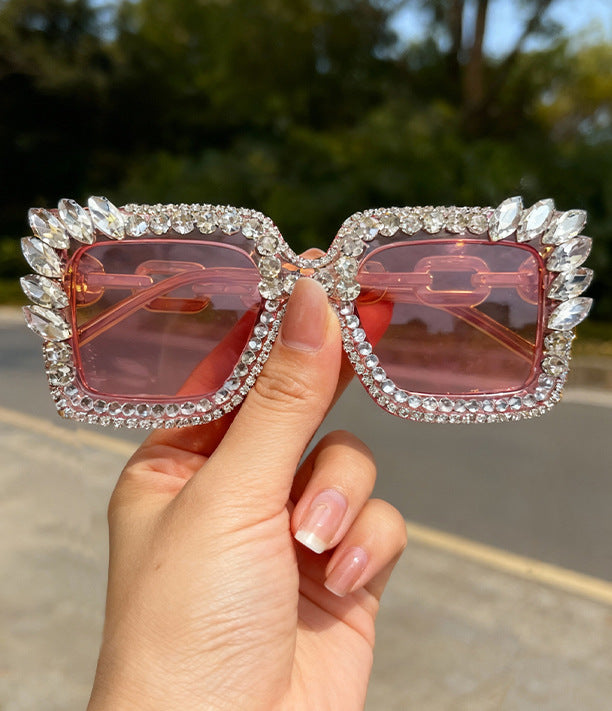 Dekorative mit Strass veredelte Sonnenbrille Brehn