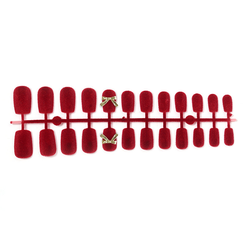 Velvet Press-On Nail Set Brehn
