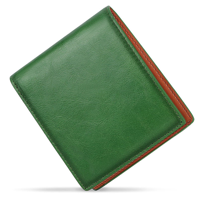 Premium Leder Bi-Fold Geldbörse Brehn