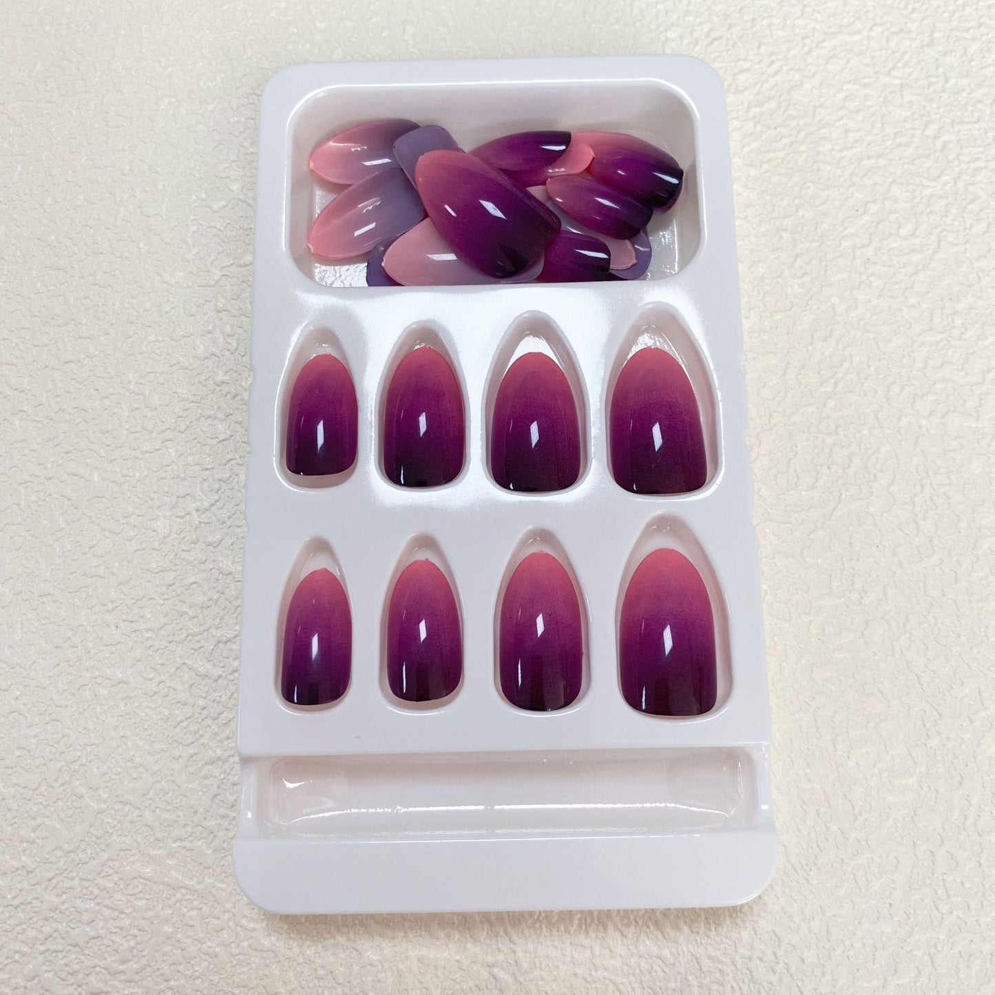 Gradient Ombre Press-On-Nagelspitzen Brehn