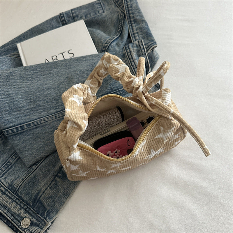 Stylishe Sternenprint-Handtasche