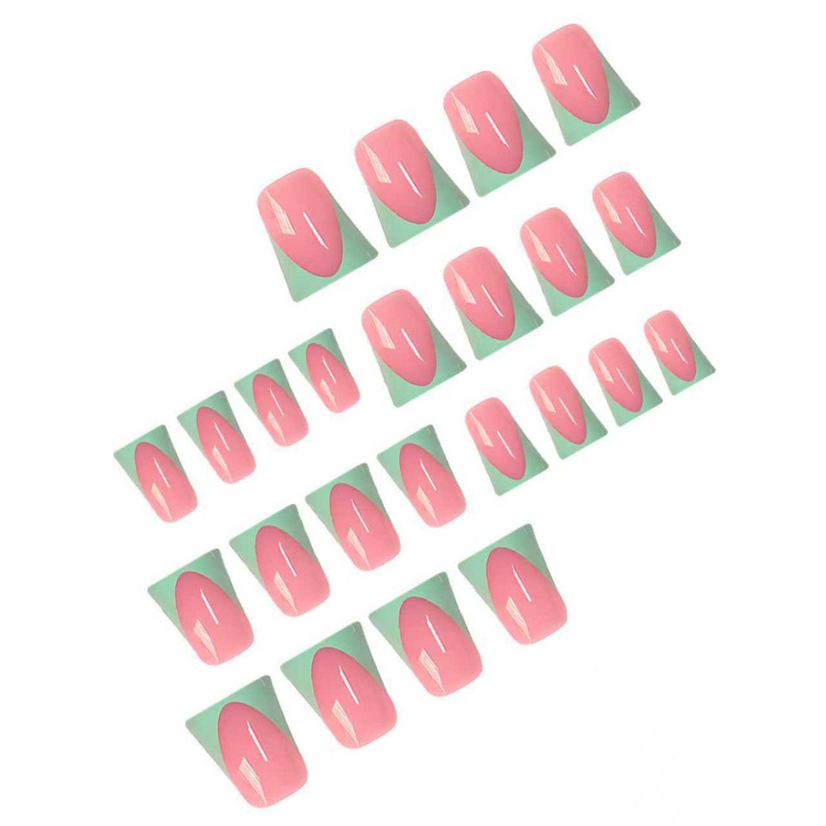 Geometrische Nagelkunst Verlängerungen Brehn