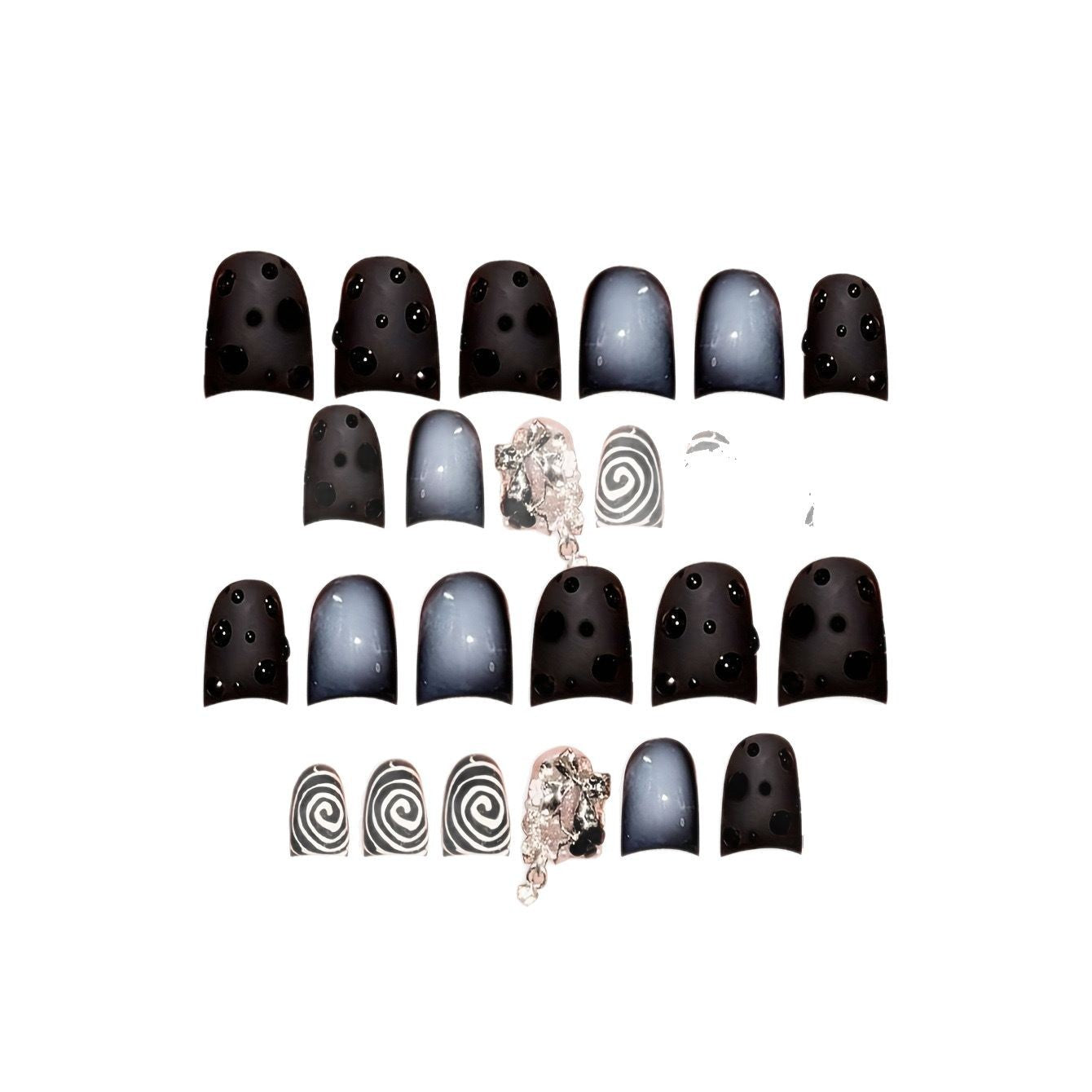 Stylisches Press-On Nail Art Set Brehn