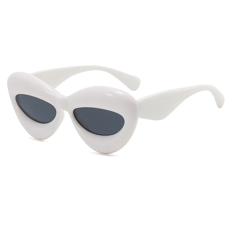 Damen kreative Designer-Sonnenbrille im Cat-Eye-Stil Brehn