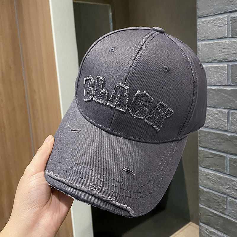 Frauen Distressed Baumwollmütze Brehn