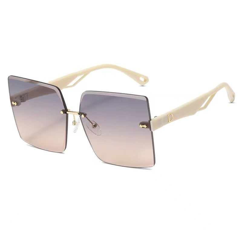 Damen modische quadratische Sonnenbrille mit luxuriösem und elegantem Rahmen Brehn
