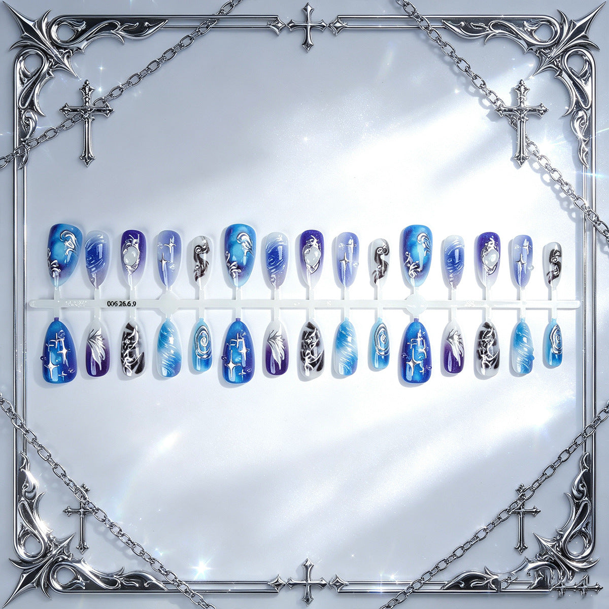 Kunstnagelset mit Eleganten Designs Brehn