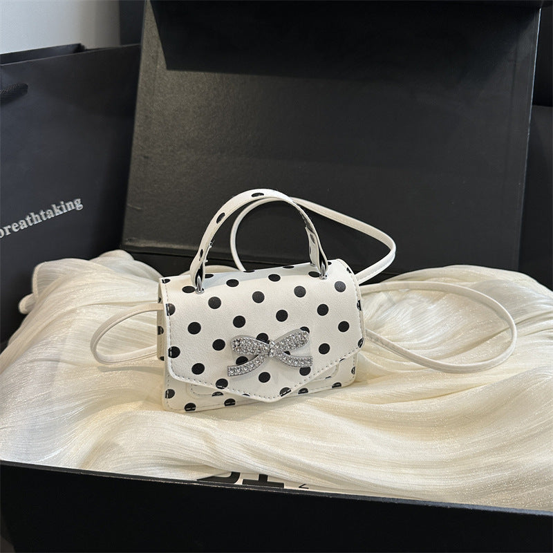 Stylische Punktemuster-Handtasche