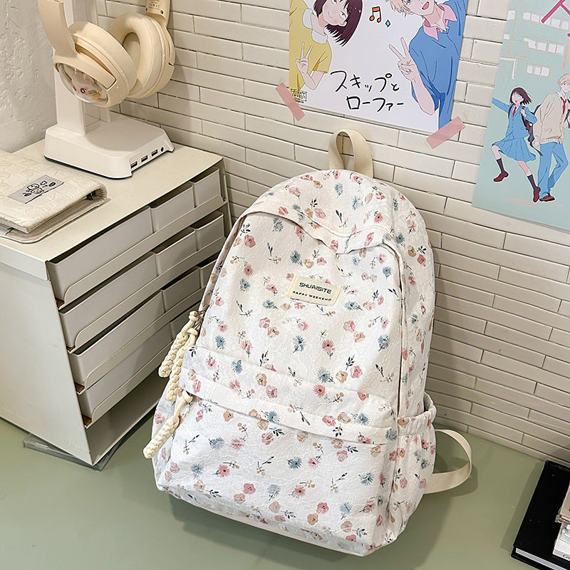 Floral Spitzmuster Rucksack