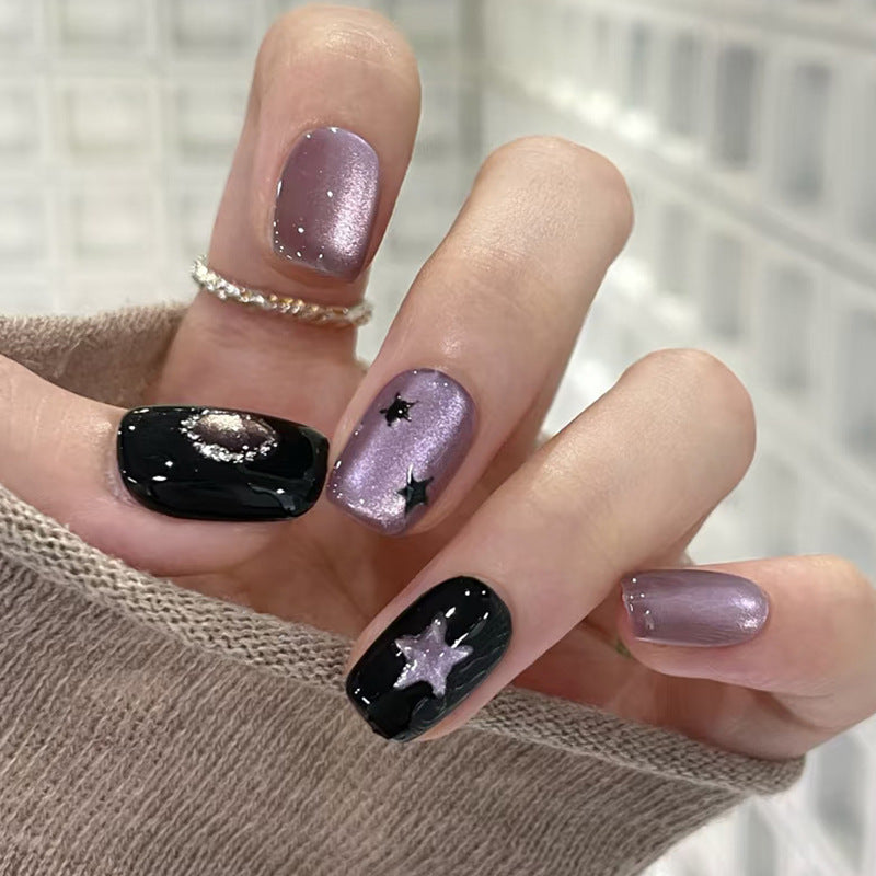 Sternen-Themen Druck-On Nagelset Brehn
