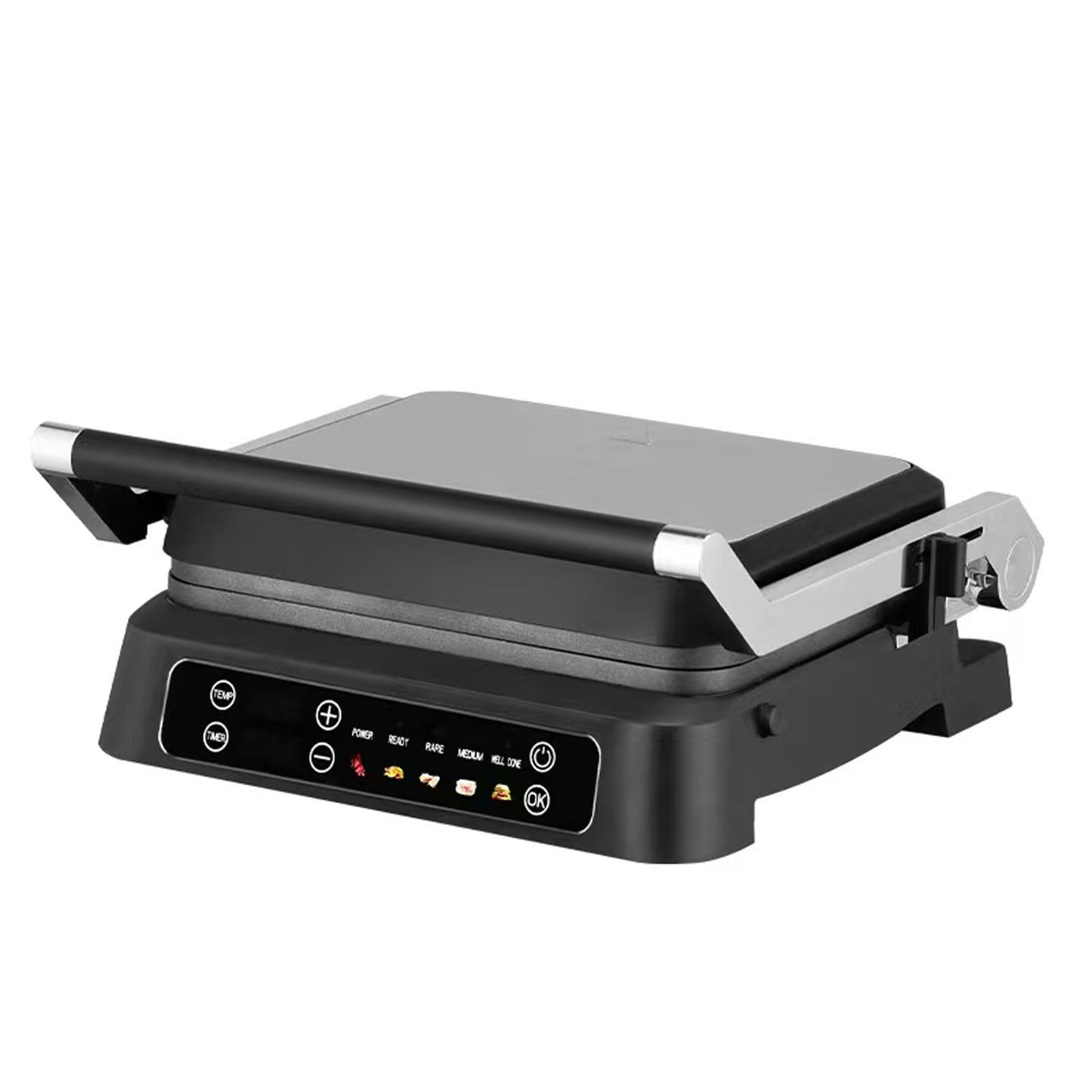 Vielseitige Elektrogrillpresse mit einstellbarer Temperaturkontrolle Brehn