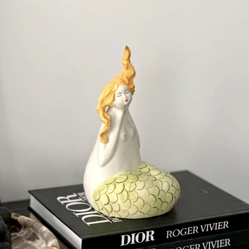 Künstlerische Meerjungfrauenstatue