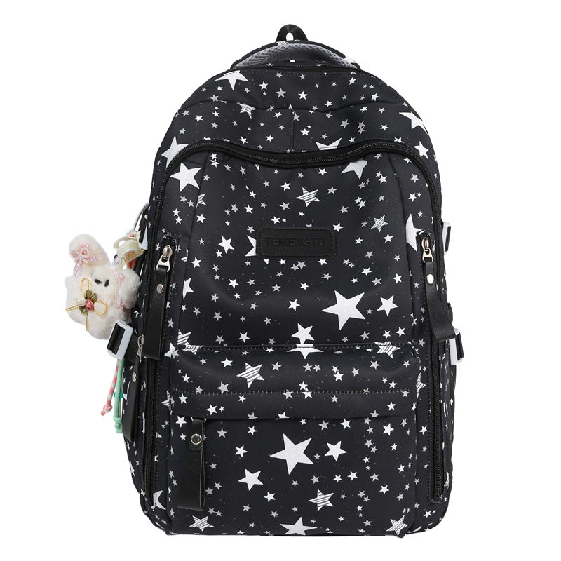 Multi-Compartt Stern-Printed Rucksack Brehn