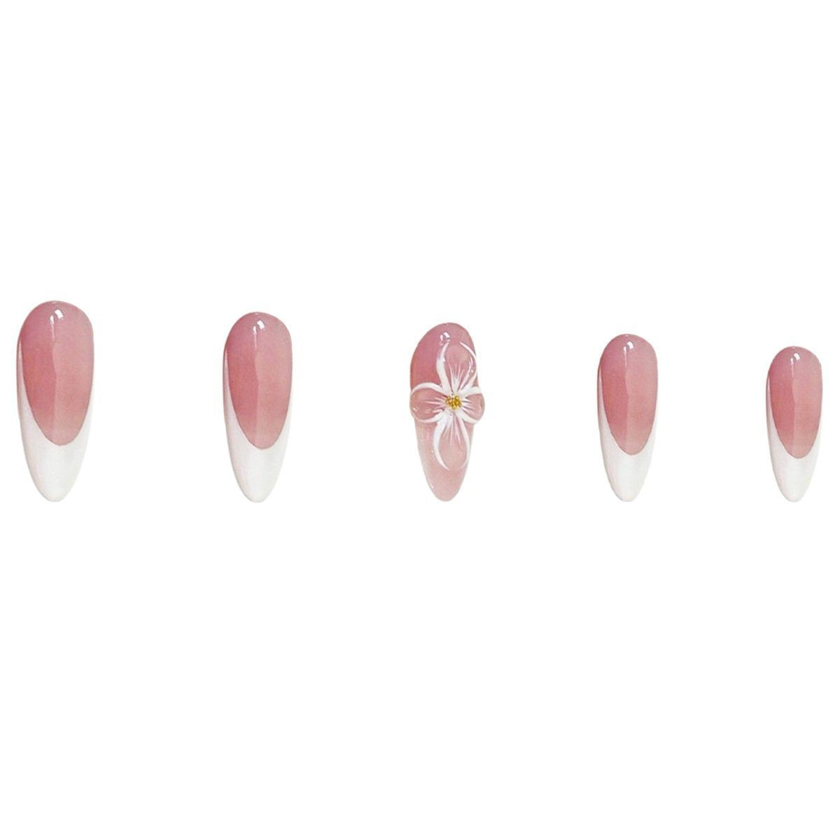 Elegantes Künstlerisches Aufkleben Nagelset Brehn