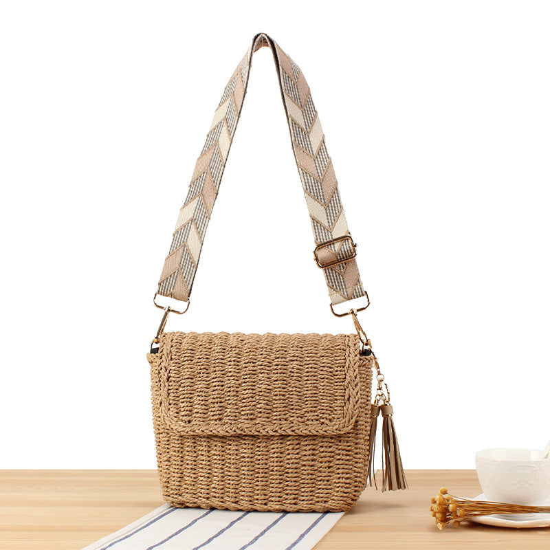 Handtasche mit Verstellbarem Breiten Schulterriemen Brehn