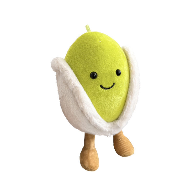 Plüsch-Palmenbaum-Charakter Sitzende Softtoy mit gesticktem Gesicht und Cord-Beinen Brehn