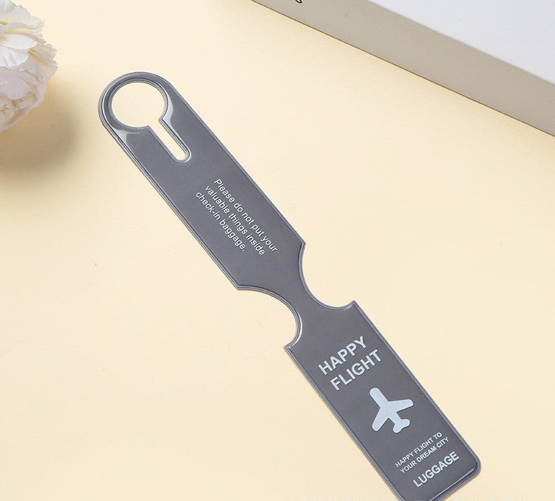 reflektierendes PVC-Gepäckgriff-Etikett mit sicherem Druckverschluss Brehn