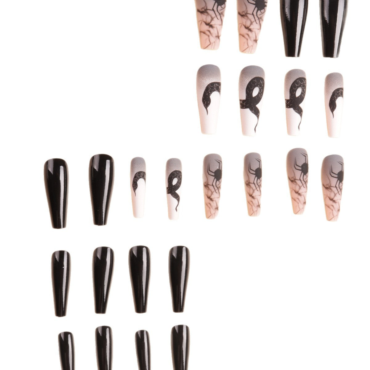 Künstlerische Press-On Nagelspitzen Brehn