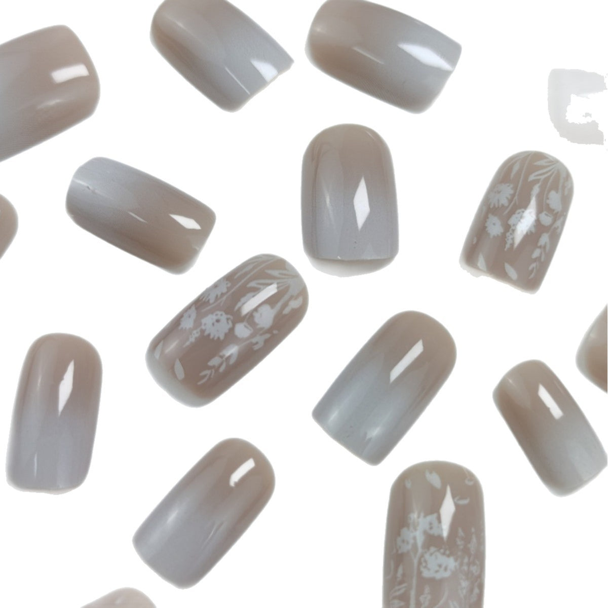 Elegante Ombre Acrylnagelverlängerungen Brehn 1789915886