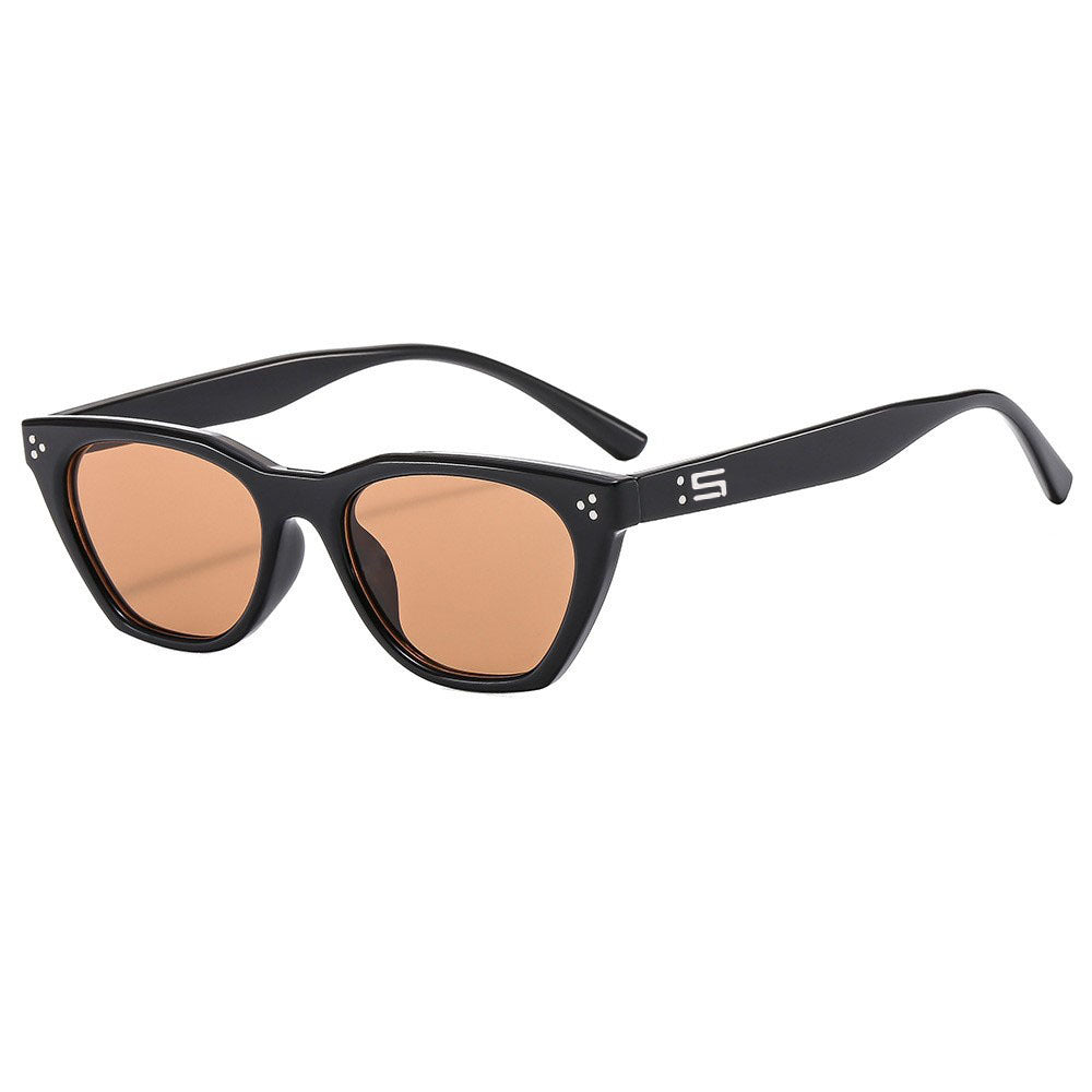Damen Retro-inspirierte Sonnenbrille mit markantem Rahmen Brehn