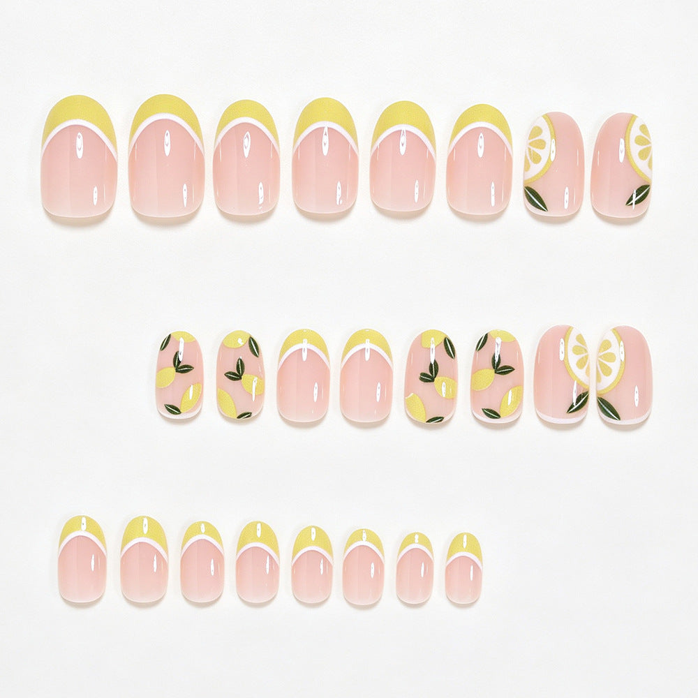 Zitrus-inspiriertes Nageldesign Brehn